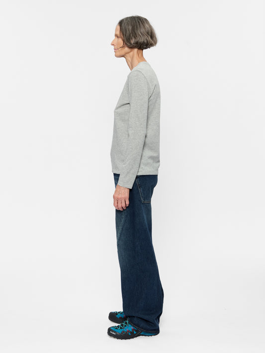 L/S Mini Boy T Heather Grey