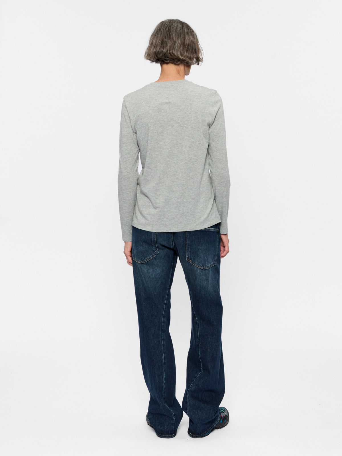 L/S Mini Boy T Heather Grey