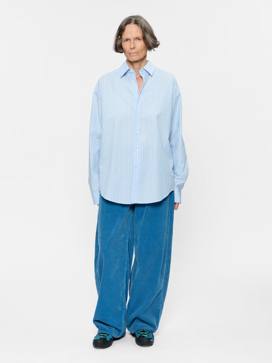 Uniform Shirt Blue Stripe