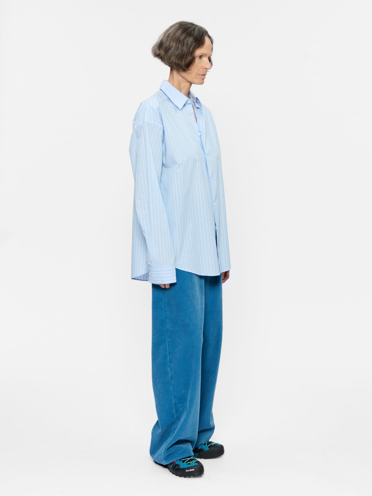 Uniform Shirt Blue Stripe