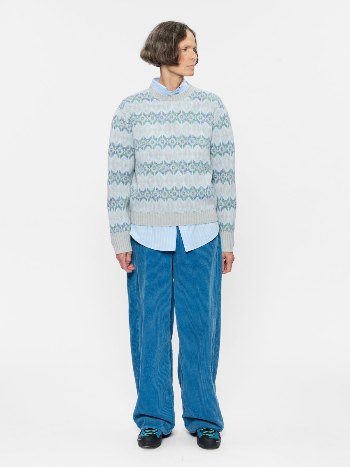 Corduroy Roomy Turquoise