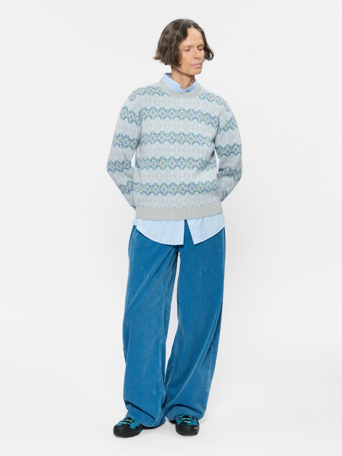 Corduroy Roomy Turquoise