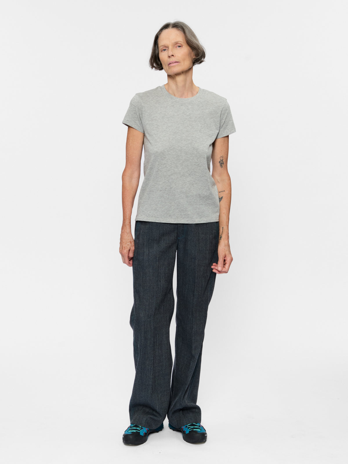 Mini Boy T Heather Grey