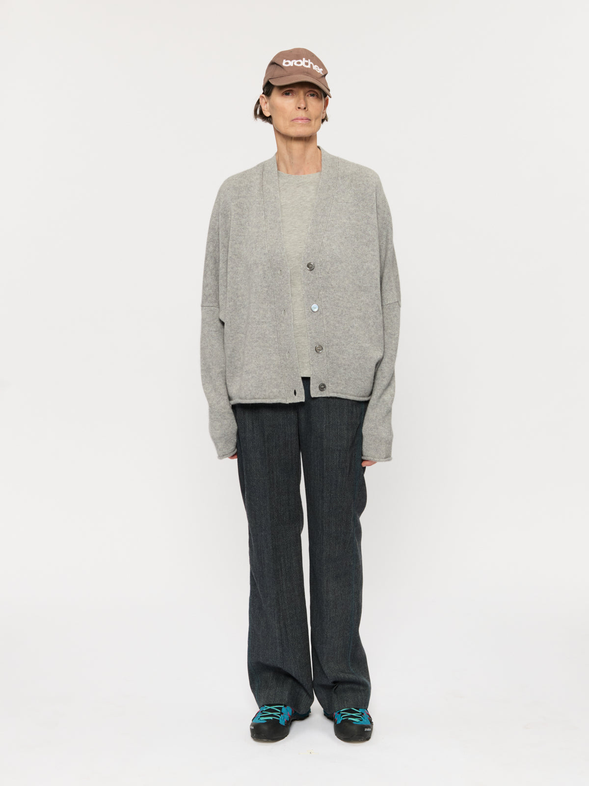 Maude Cardigan Heather Grey