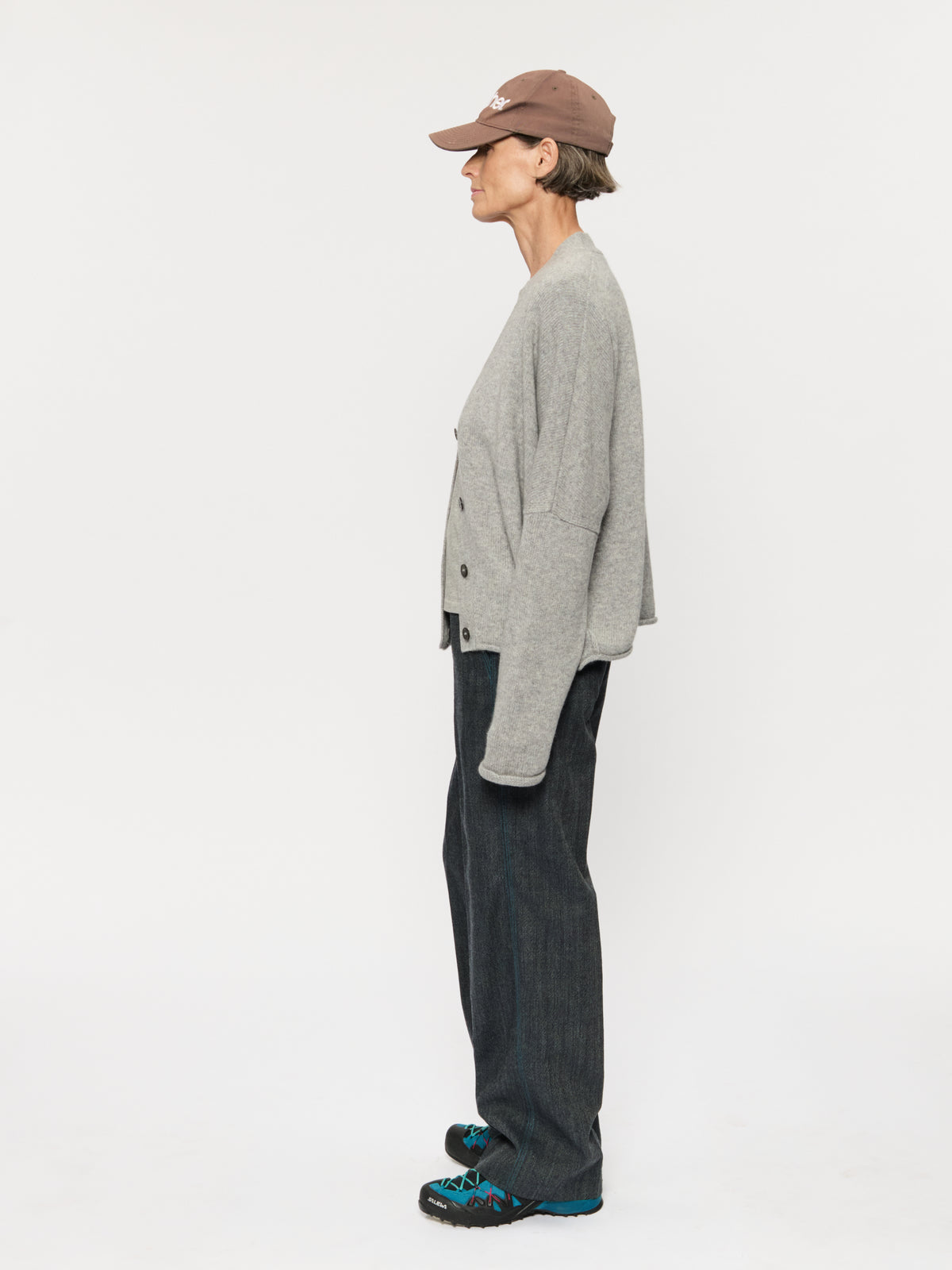Maude Cardigan Heather Grey
