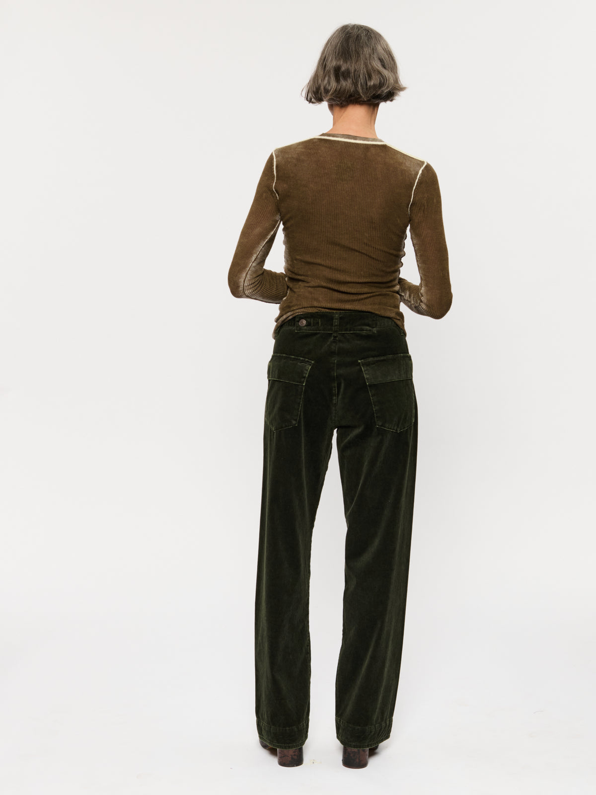 Side Dart Pant Caper