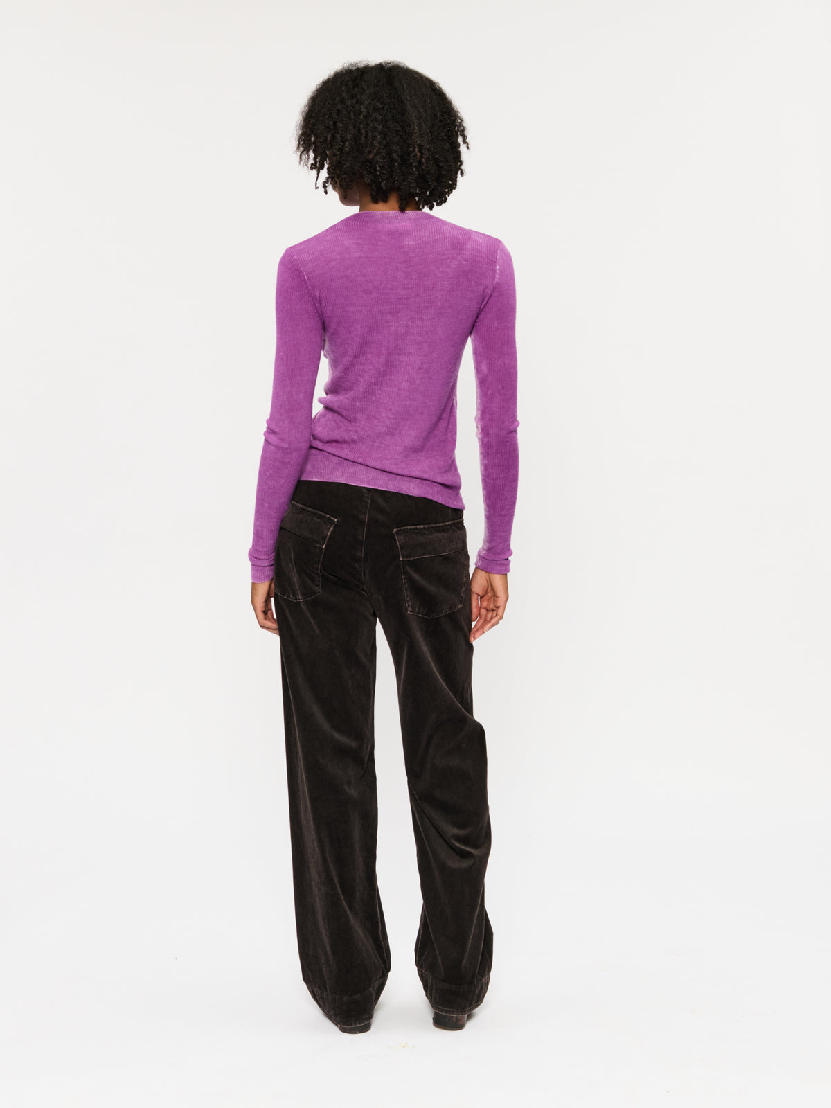 Side Dart Pant Ebony