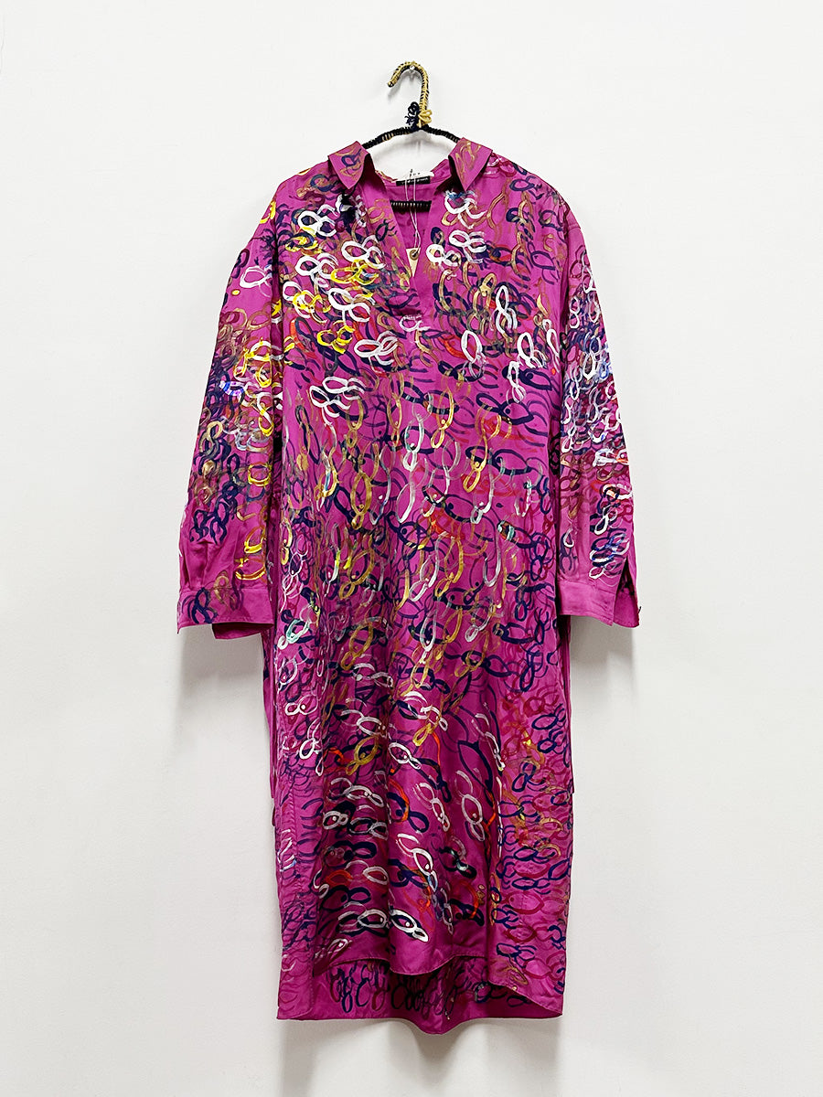 Maureen Clay Magenta Dress