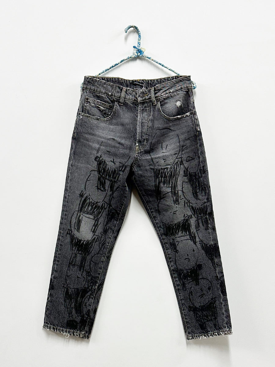 Donald Mitchell Black Jeans