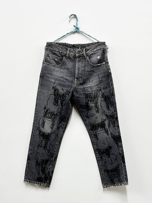 Donald Mitchell Black Jeans