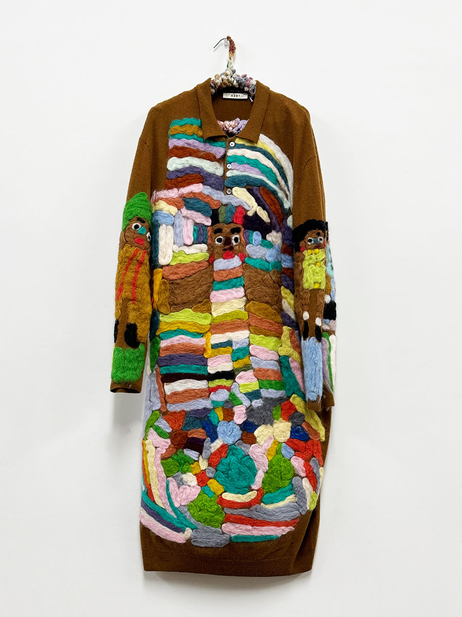 Lulu Sotelo Cashmere Felted Dress