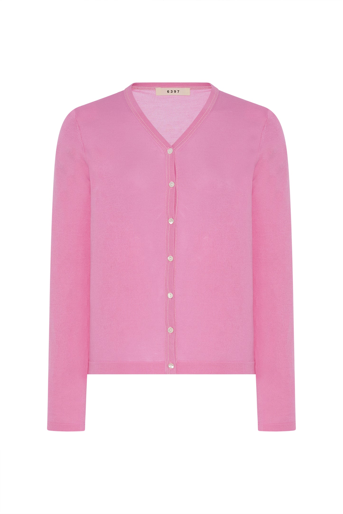 Contrast Stitch Cardigan Pink Panther