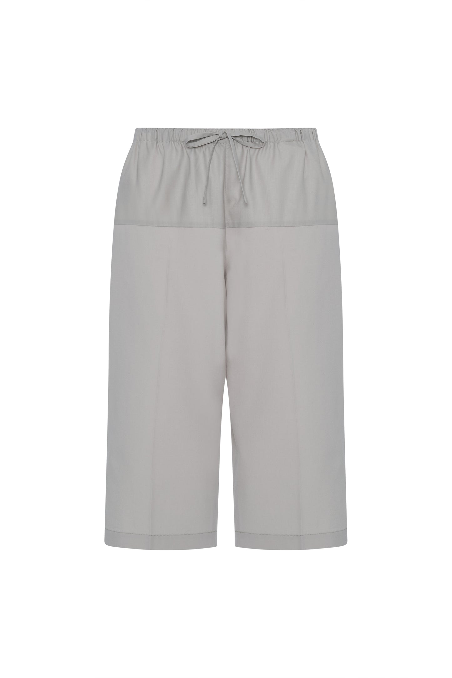 Cropped Drawstring Pant Stone