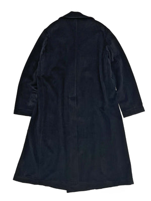 Long DB Overcoat in Black