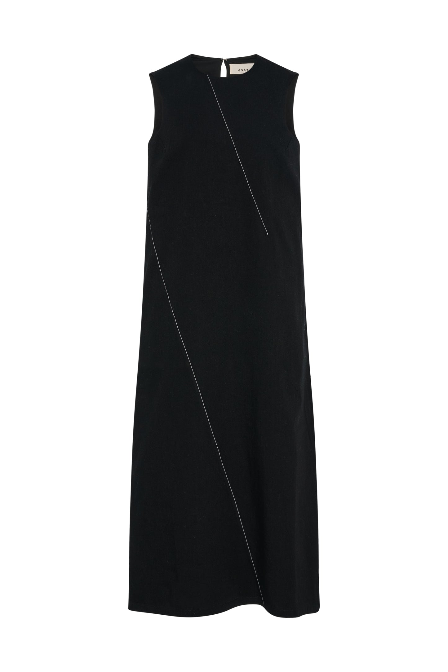 Diagonal Denim Dress Jet