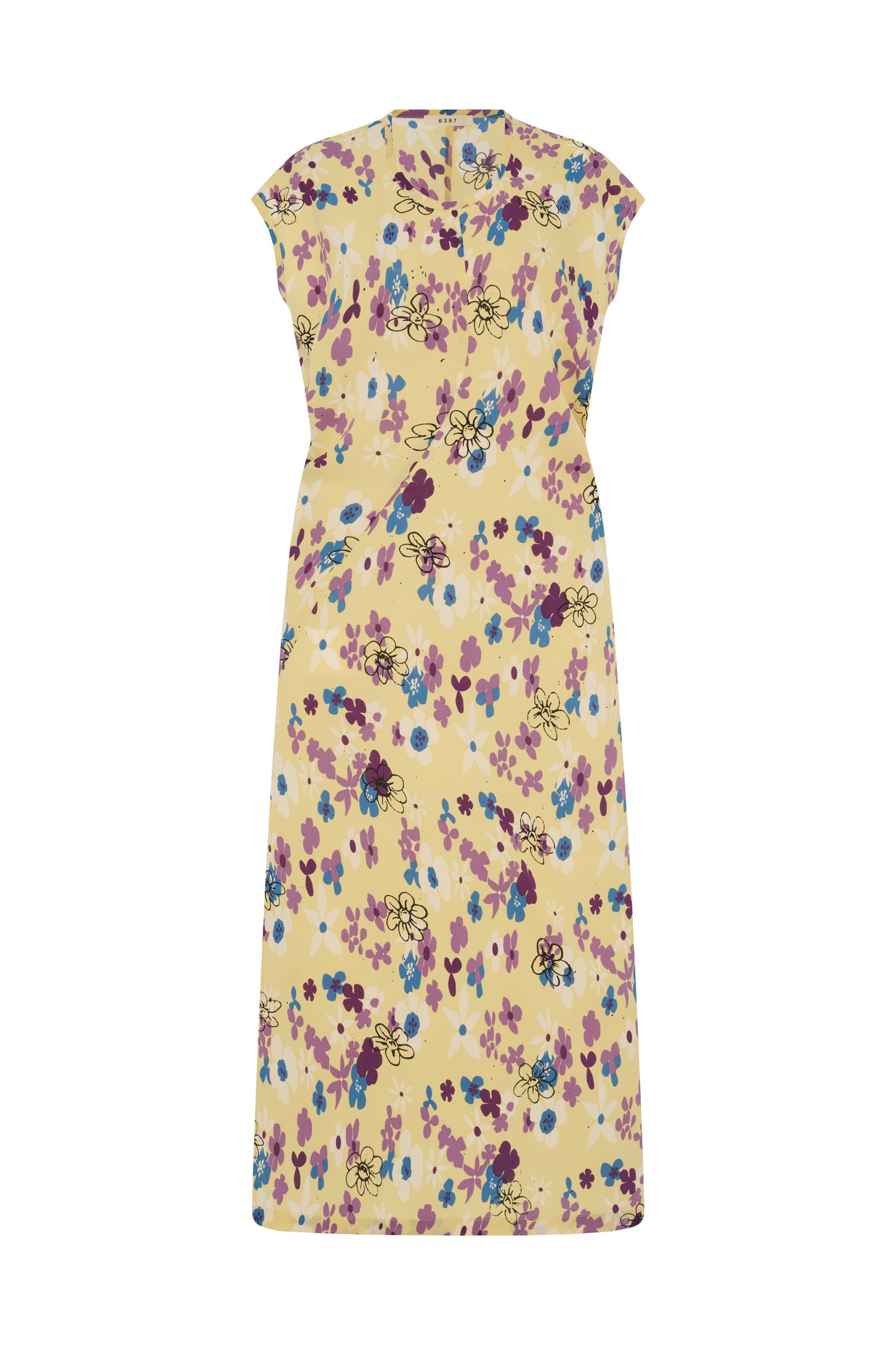 S-Curve Dress Lemon