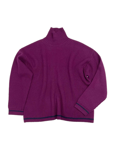 Plum Ribbed Sweater by TOME Collective for $30