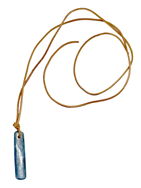 Blue Kyanite Wand Pendant - Matthew Swope Jewelry