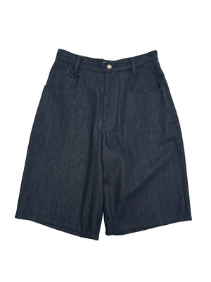 Baggy 5-PKT Short in Raw Denim