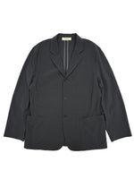 Oversized 3-Button Blazer in Washed Black