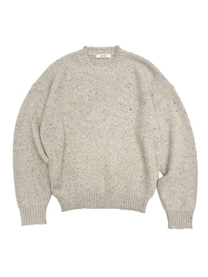 Crewneck Sweatshirt in Light Beige