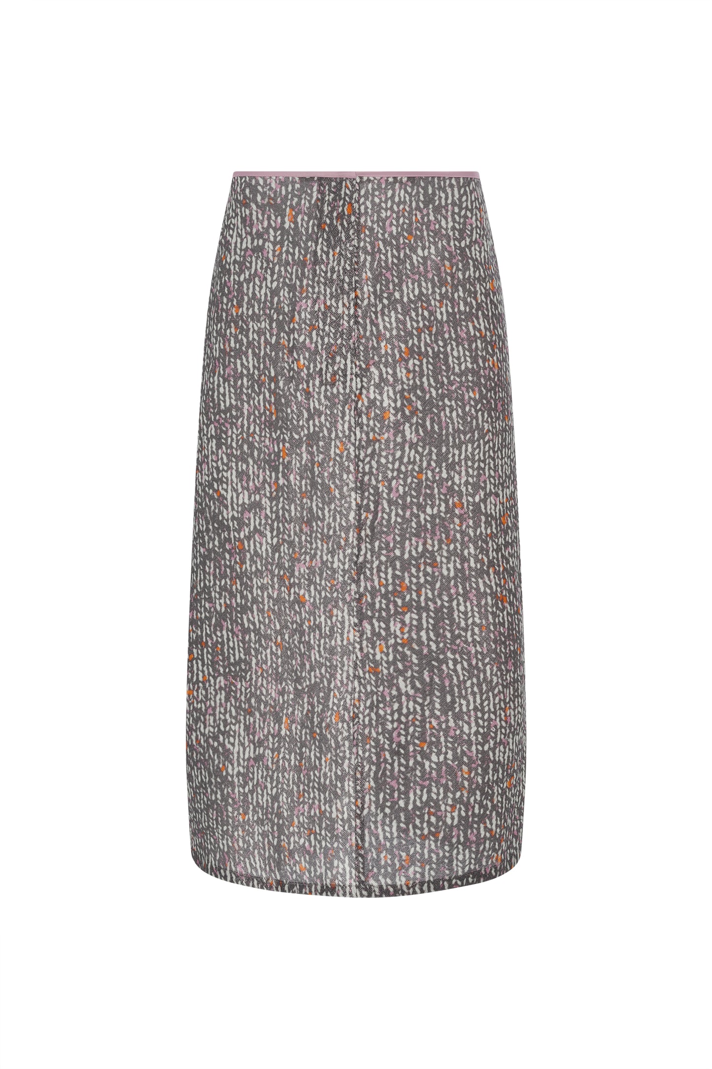 Jacquard Print Skirt Summer Tweed