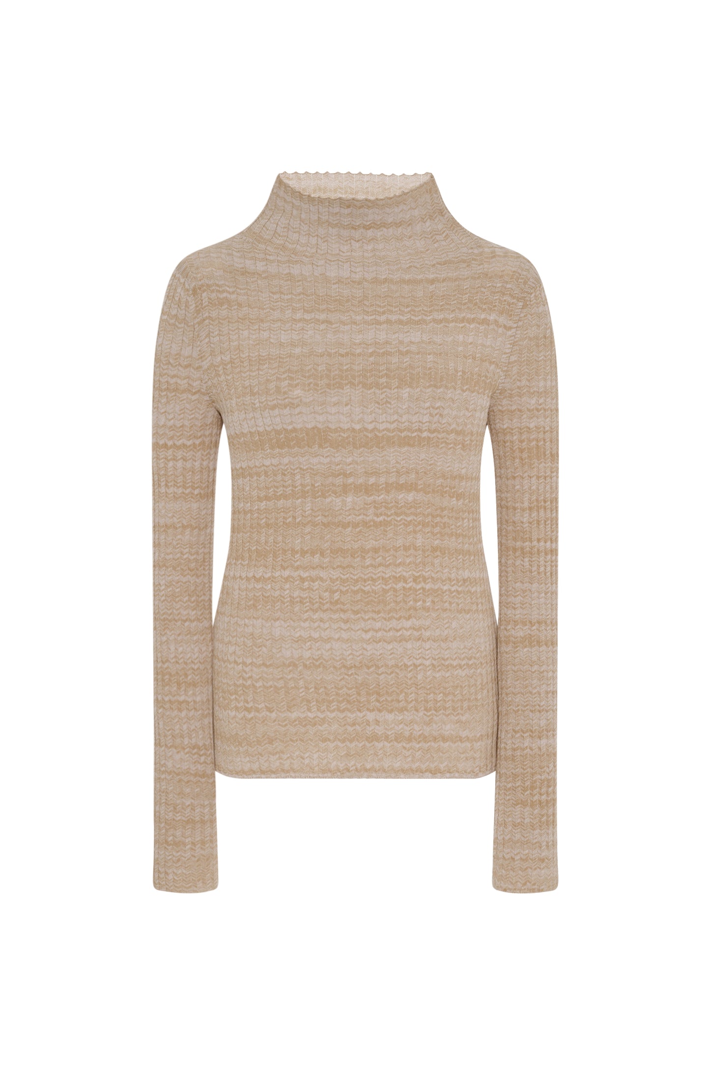 Long Sleeve Mock Neck Blonde
