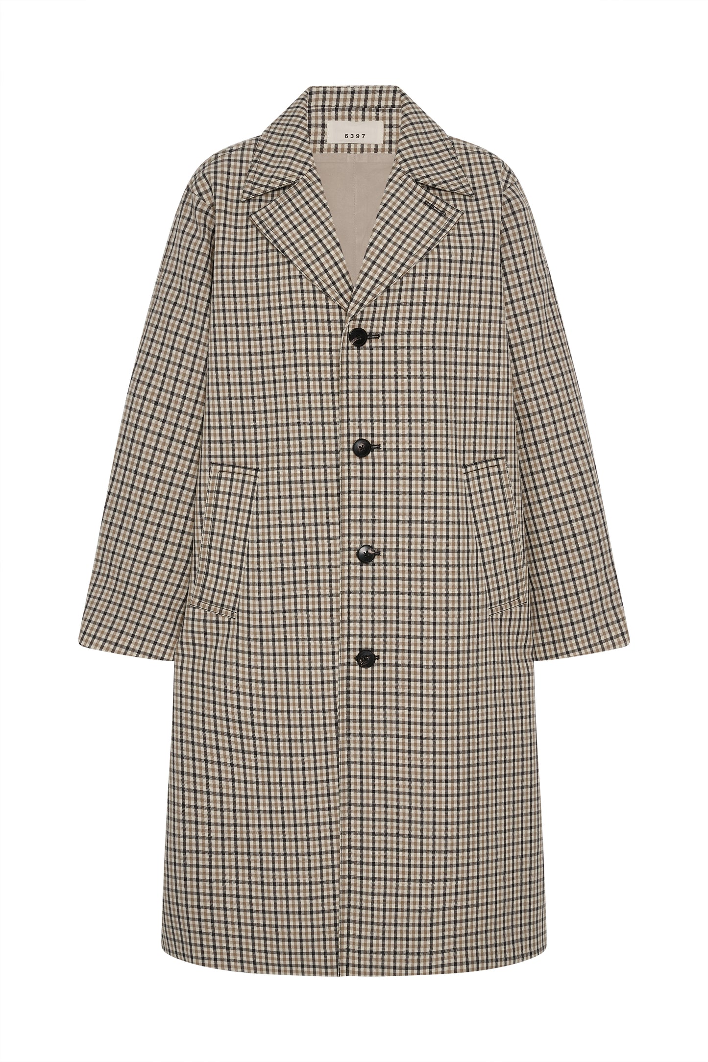 Motoring Coat Blonde Check