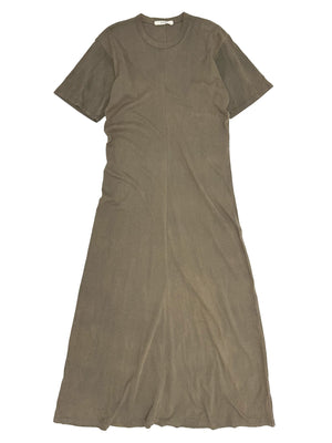 Sunbleached Draped Dress in Army