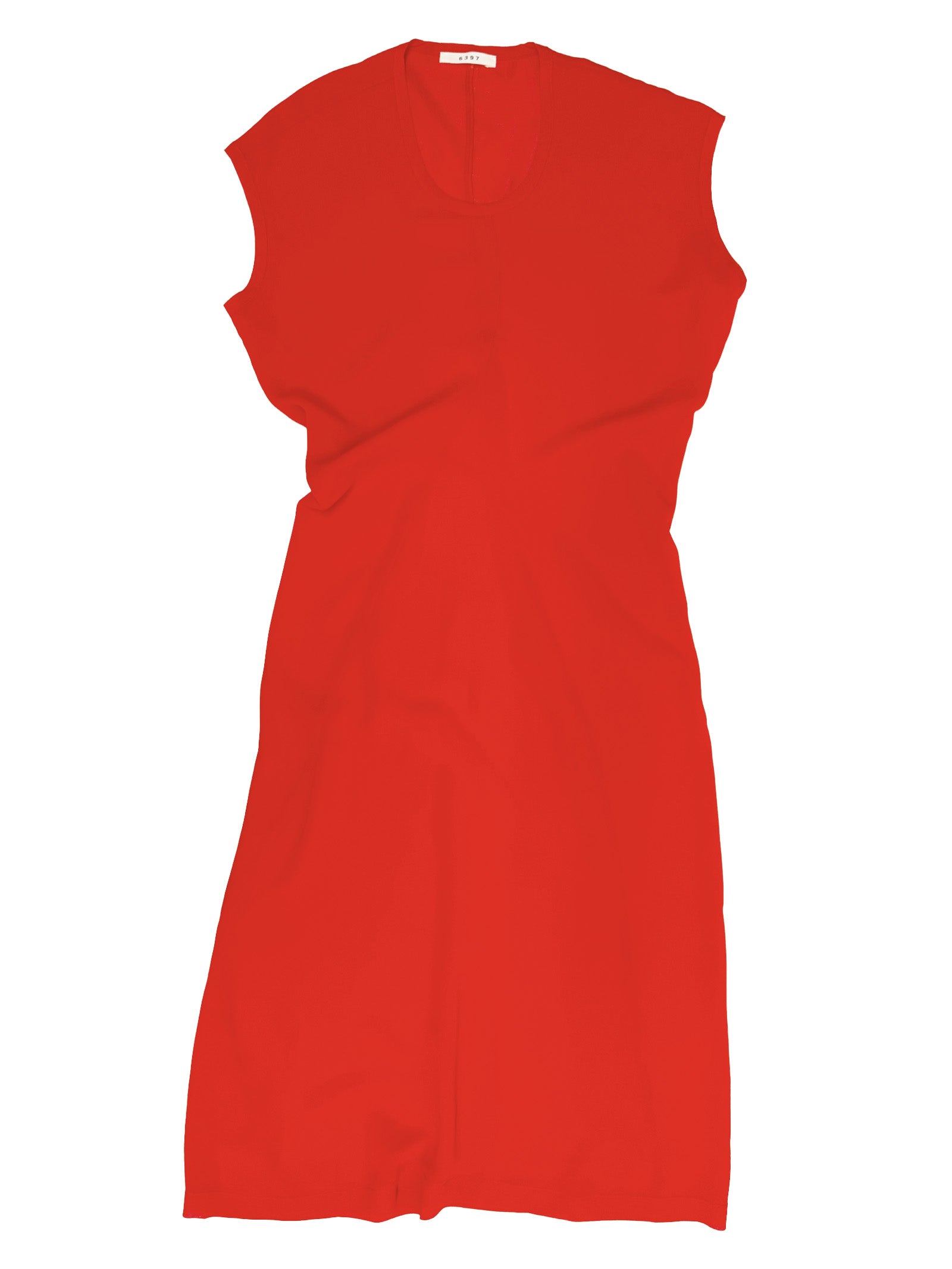 open lace back dress 6397 Women's S-Curve Dress Pimento Size Small