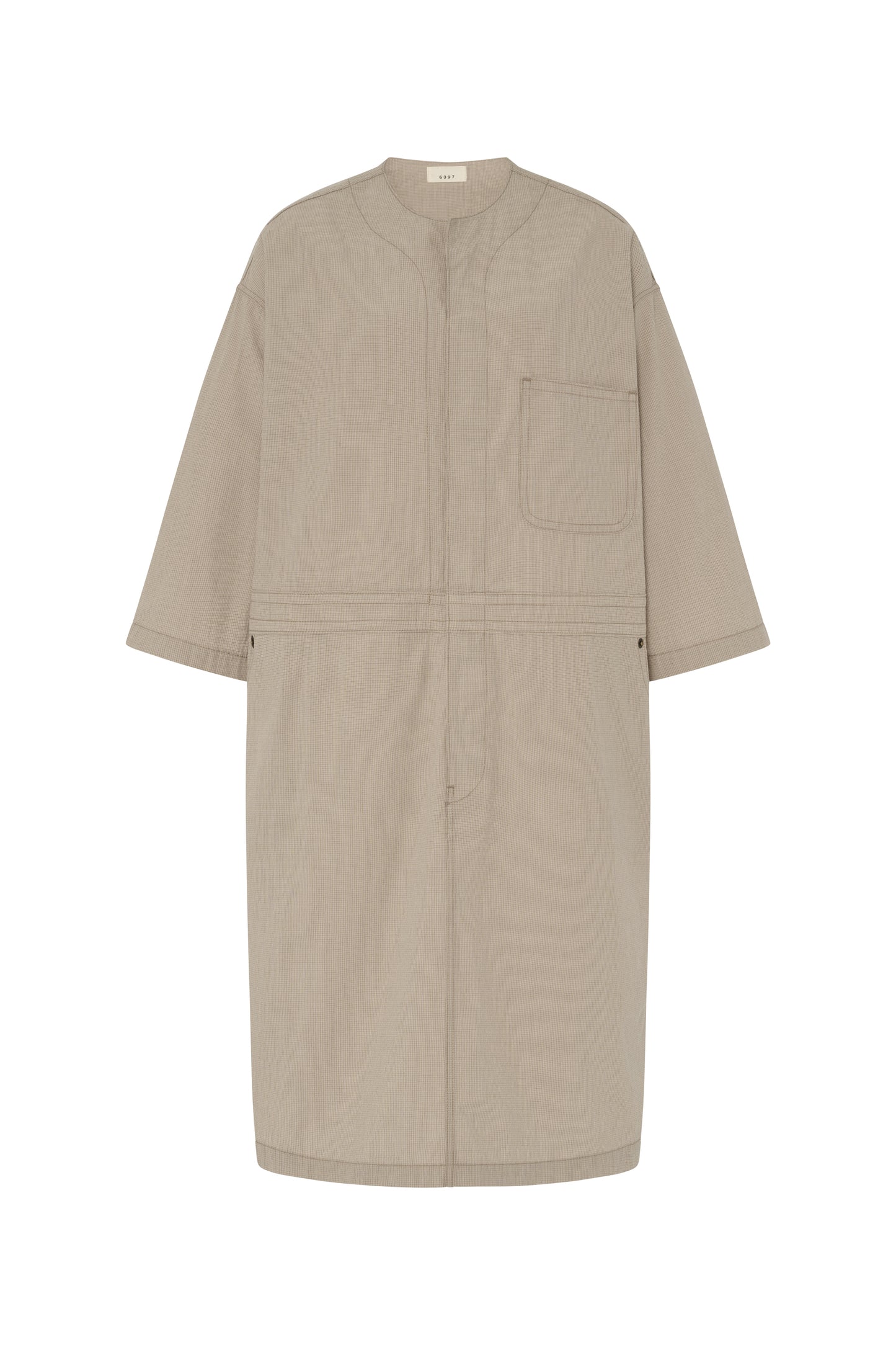 Mechanics Dress Bisque Check