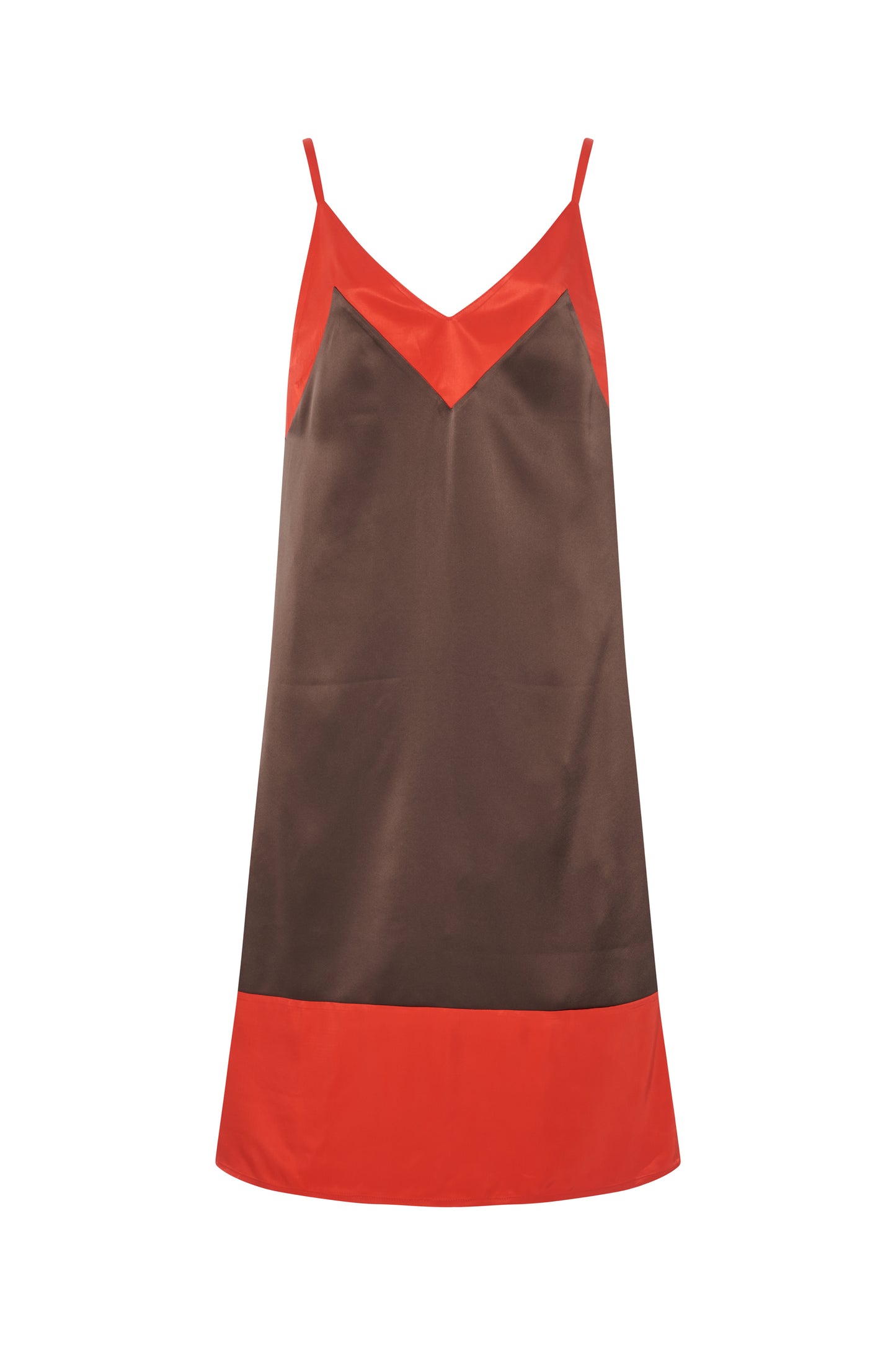 Framed Slip Dress Soil