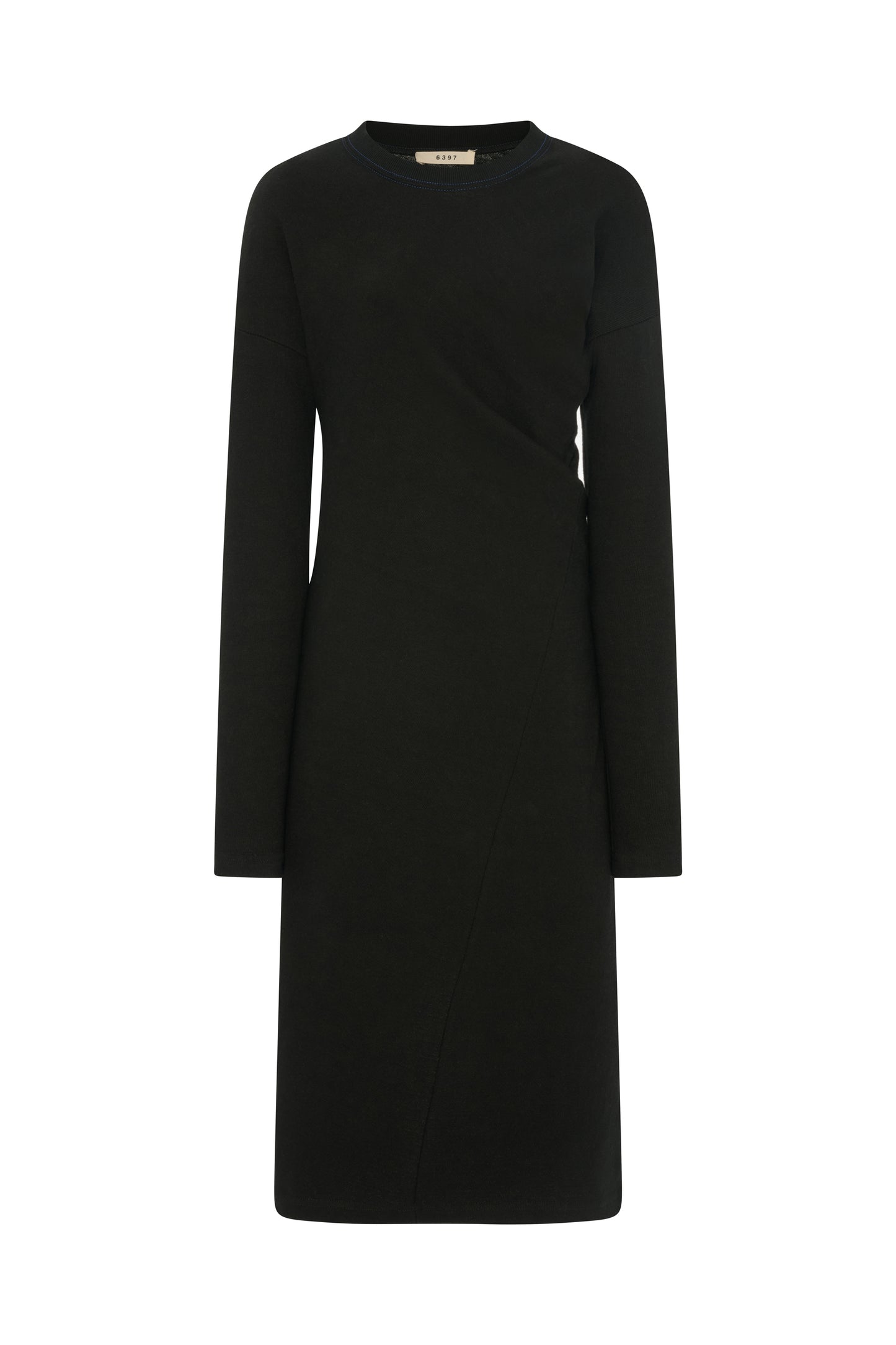 Twisted Seam Dress Black