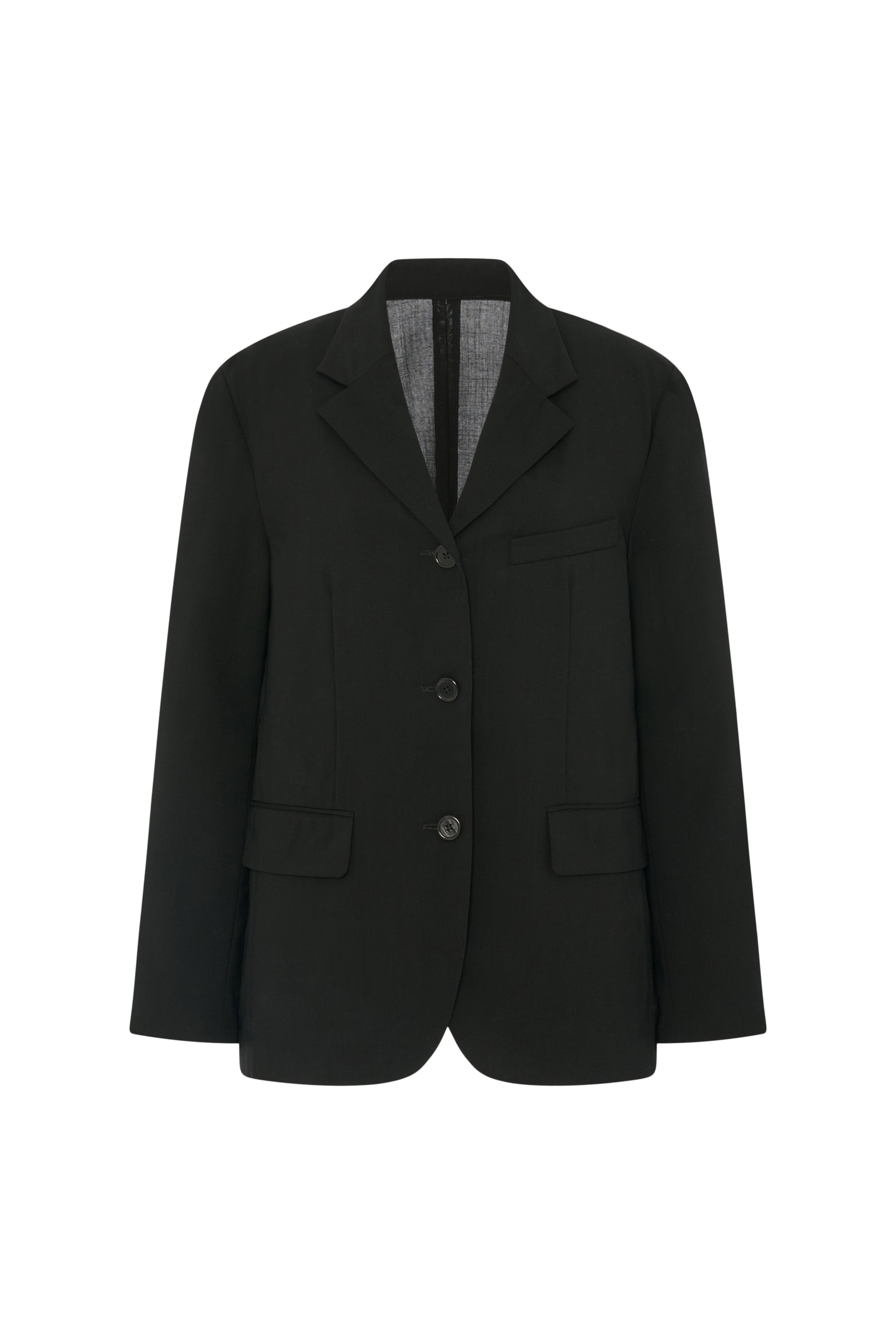 Relaxed Sporting Coat Black – 6397