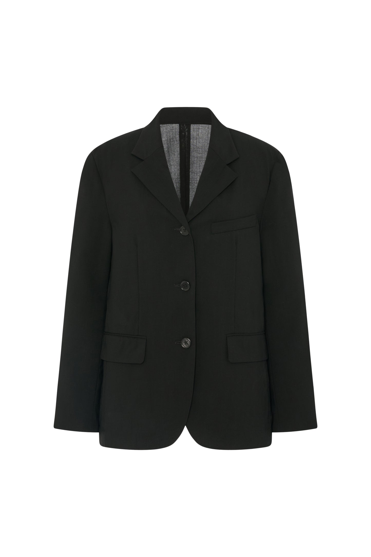Relaxed Sporting Coat Black