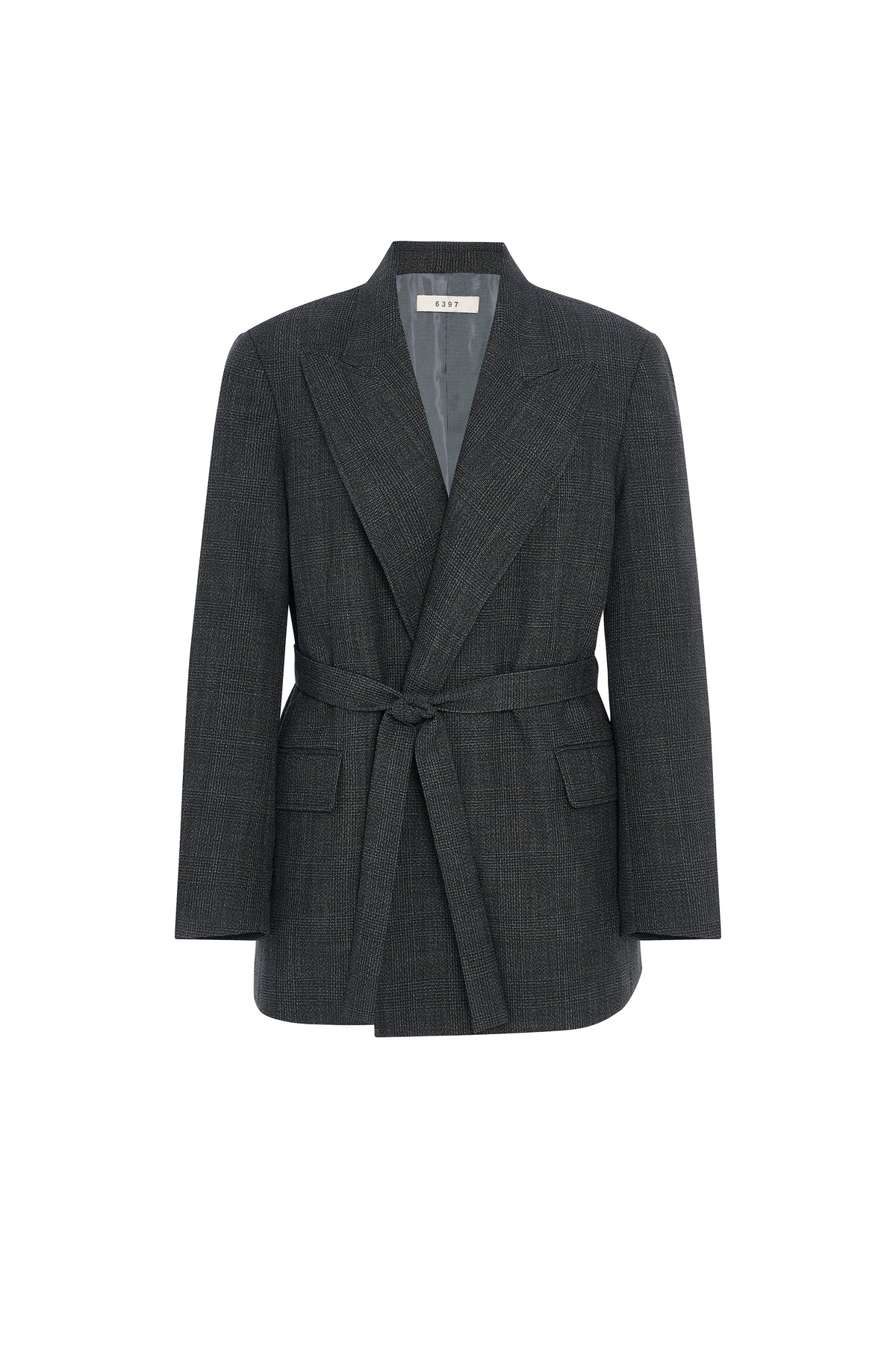 Tailored Robe Blazer Graphite