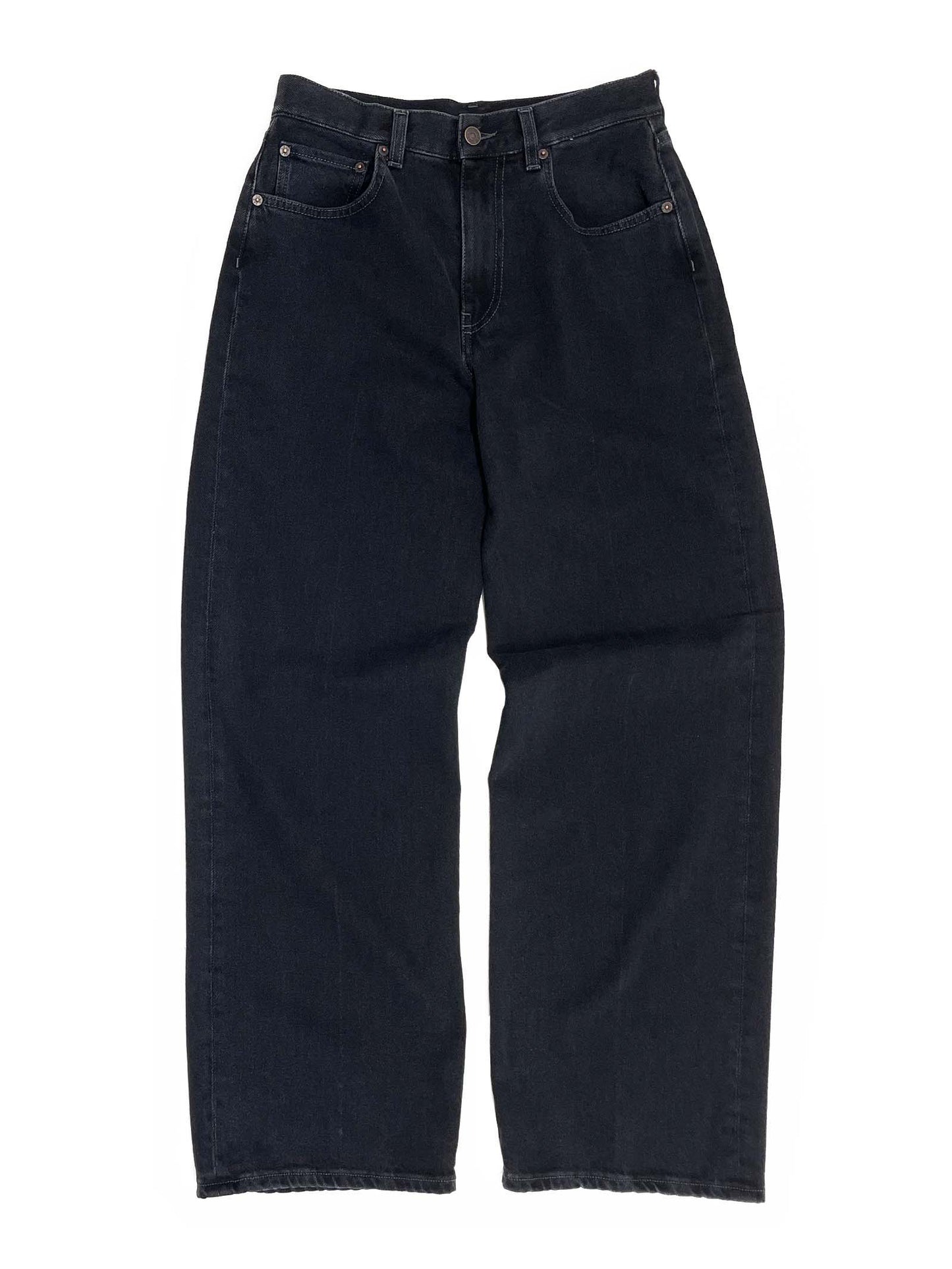 Wide Jean in Black Vintage