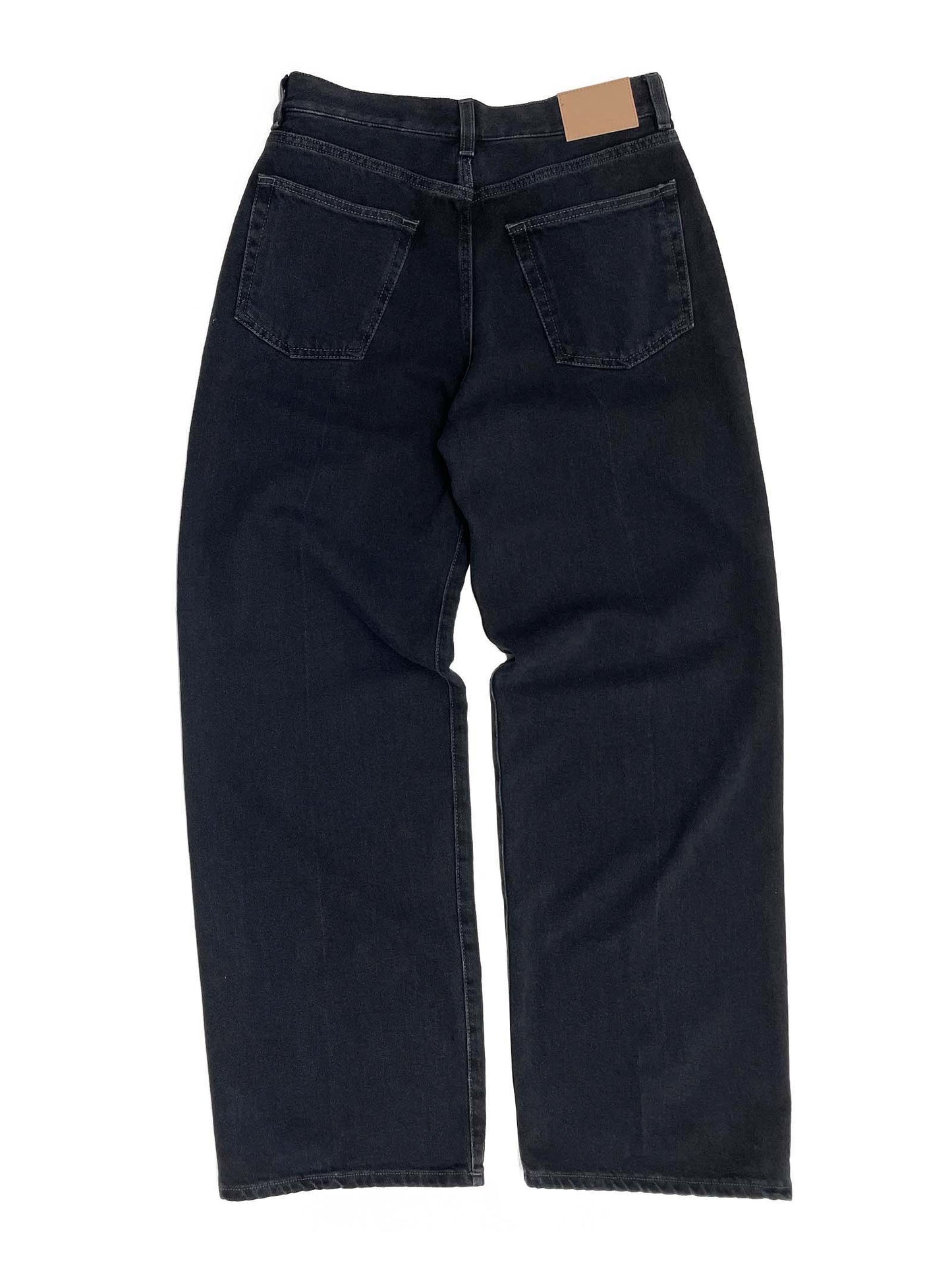 Wide Jean in Black Vintage
