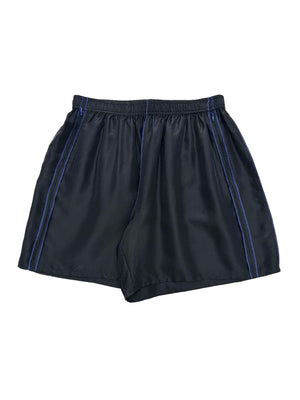 Deconstructed Soccer Short in Black