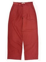 Washed Slouchy Trouser in Brick