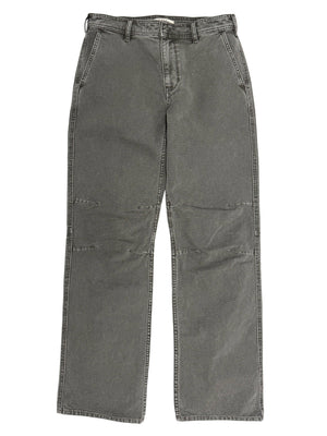 Knee Dart Trouser in Washed Army