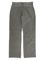 Knee Dart Trouser in Washed Army