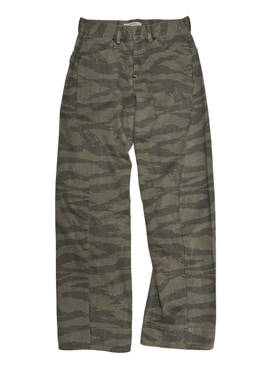 Full Twisted Seam Pant in Bark