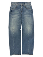 Twisted Seam Jean in High Contrast Blue