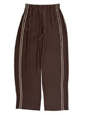 Contrast Overlock Pull-On Pant