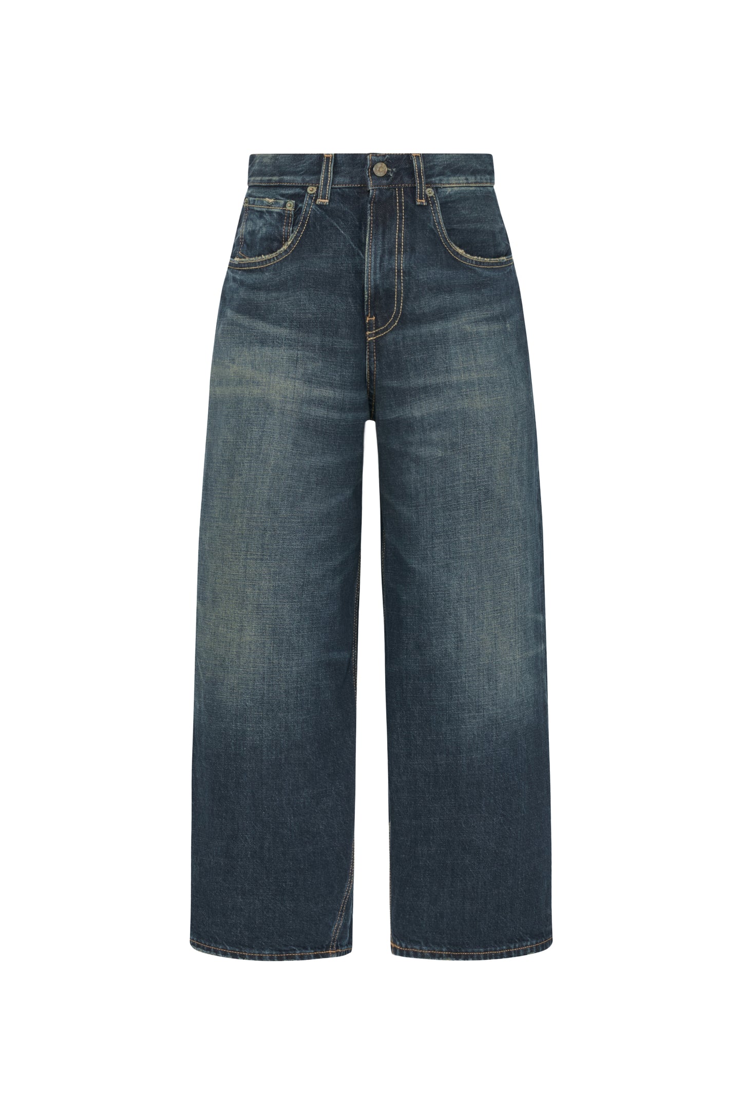 Cropped Roomy Jean Andes Blue