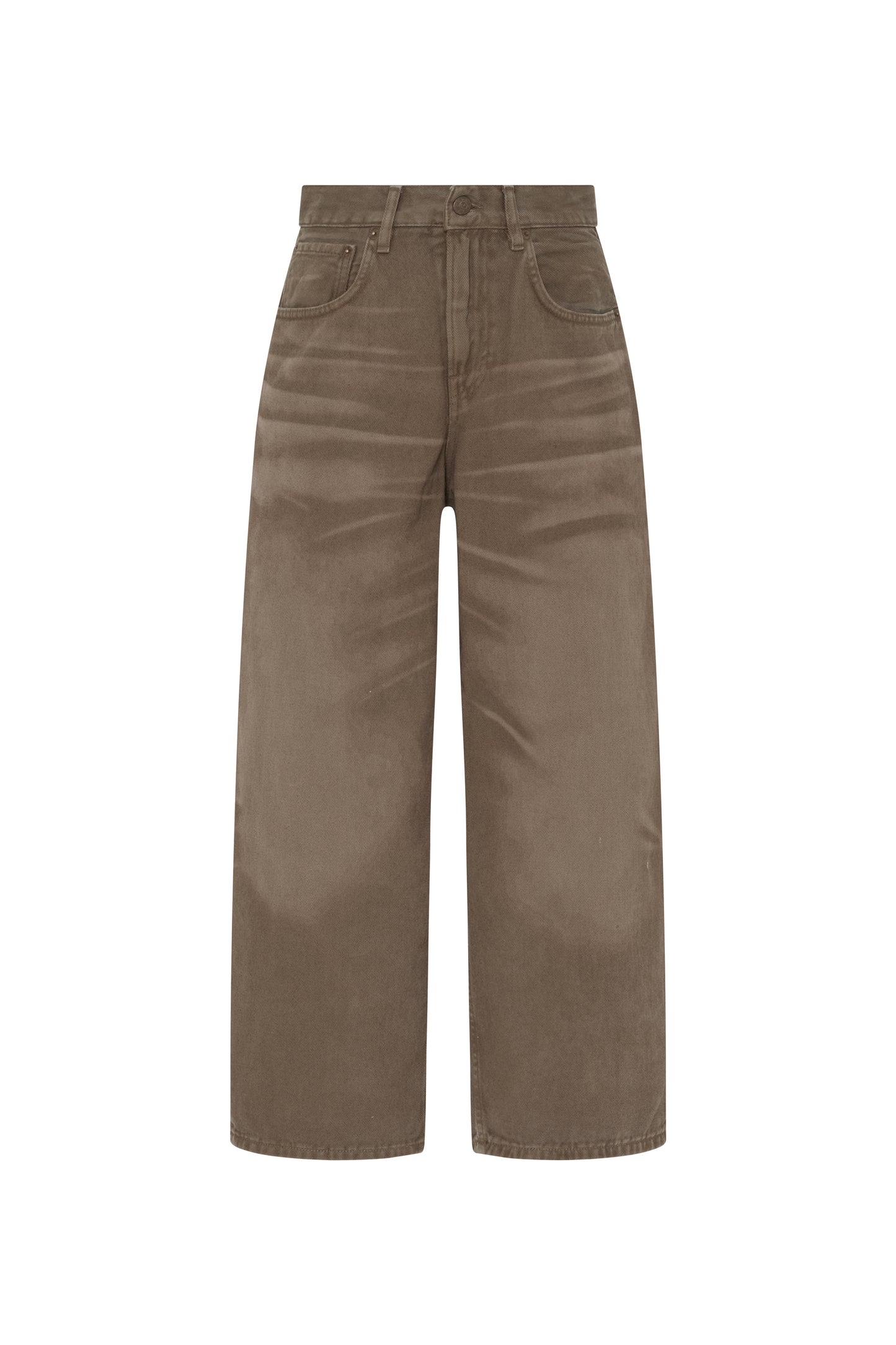 Cropped Roomy Jean Earth Clay