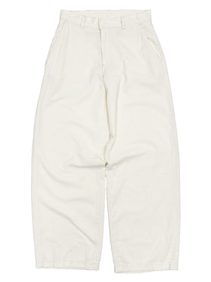 Corduroy Roomy Trouser in Ivory