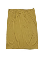 Bias Drawstring Skirt in Gold