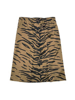 Slip Skirt in Tiger Print